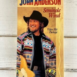 John Anderson Seminole Wind VHS Cover - Colorful Southwestern Jacket